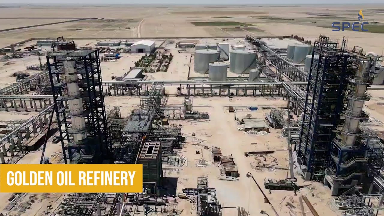 Golden Energy Refinery steel structures and monitoring towers